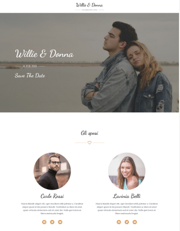 wedding demo per rapidoweb